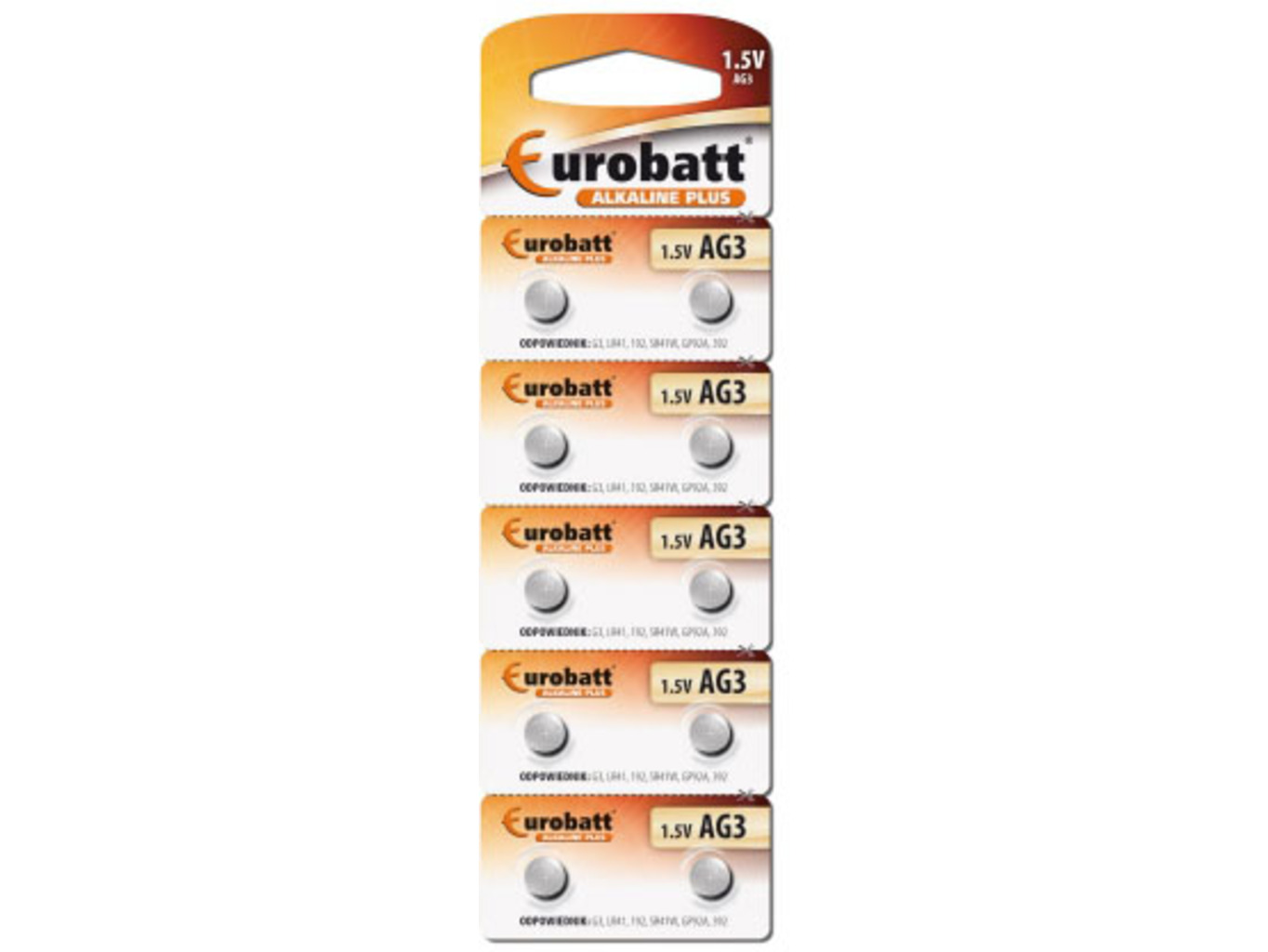 Eurobatt Alkalické baterie AG3 1ks