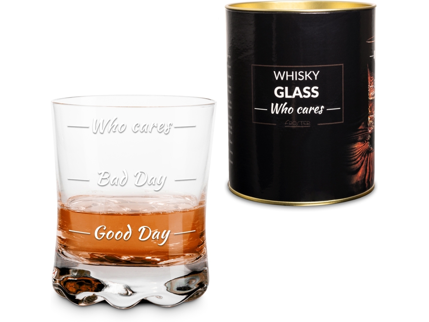 Sklenice na whisky - Who cares