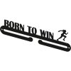 Věšák na medaile Born to win žena1