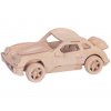 3D dřevěné puzzle auto