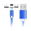 magneticky usb nabijeci kabel 3v1 led 1