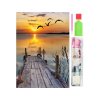 diamantove malovani 5d zapad slunce molo 1
