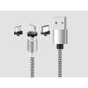 magneticky usb nabijeci kabel 3v1 led 12