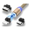 magneticky usb nabijeci kabel 3v1 led 24