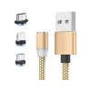magneticky usb nabijeci kabel 3v1 led 26