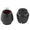Krytky nohou židlí plstěné 12-16mm černé 16ks