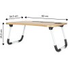 skladaci stolek pod notebook 28 x 60 x 40 cm 16