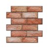 3d samolepici tapeta cervene cihly 30x30 cm 2