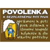 Povolenka k bezplatnému pití piva
