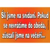 Certifikát - Šli jsme na snídani