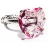privesek diamant srdce ruzovy 3