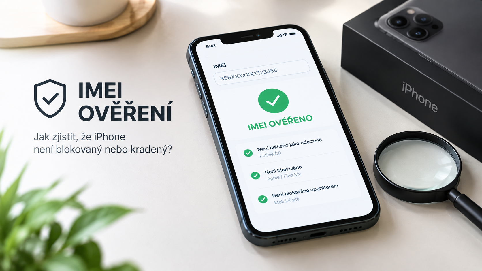 Jak ověřit, že iPhone není blokovaný nebo kradený