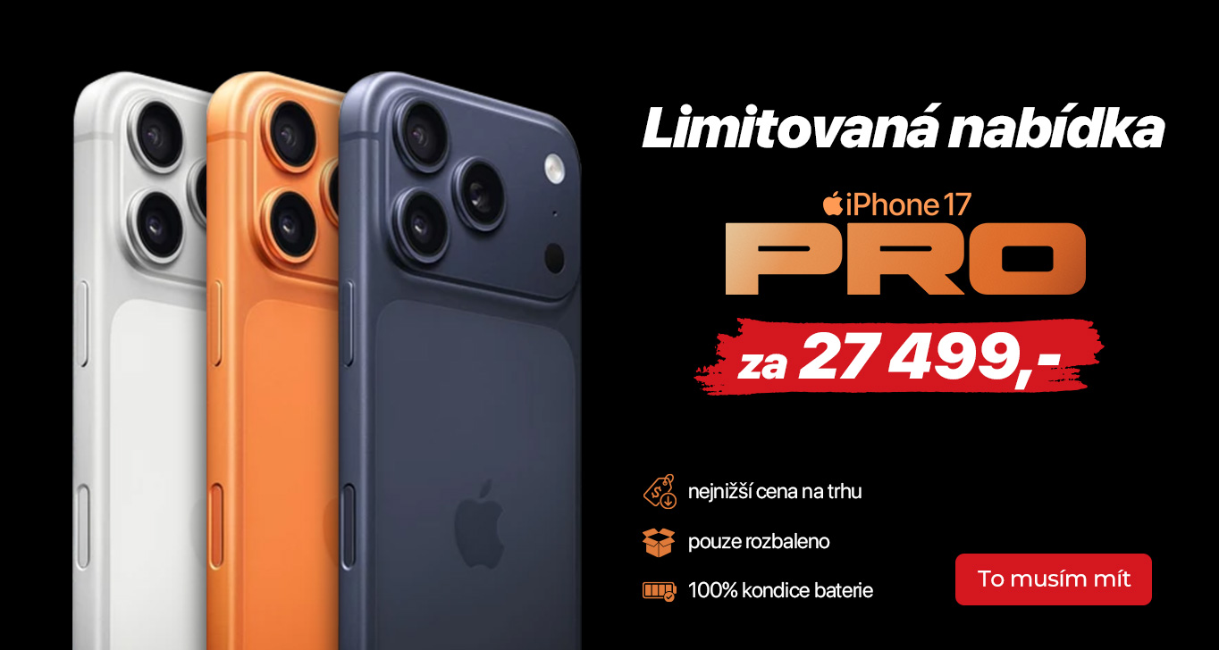 Limitovaná nabídka - iphone 17 Pro