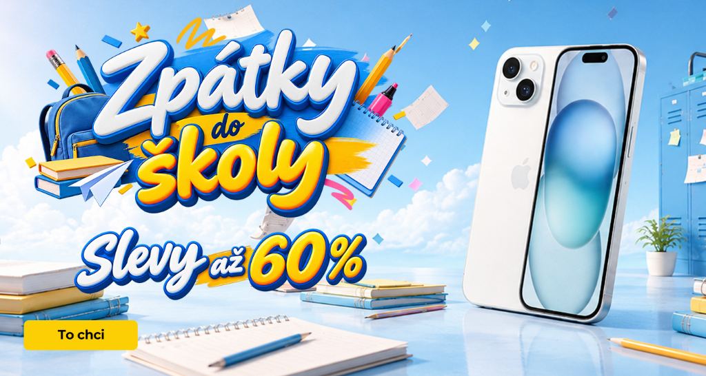 AKCE IPHONE SLEVA 60% ZPÁTKY DO ŠKOLY