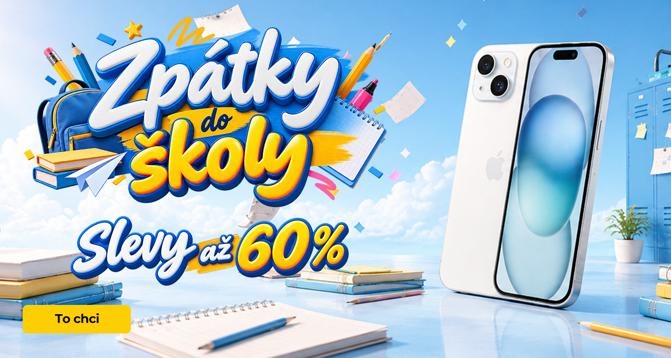 AKCE IPHONE SLEVA 60% ZPÁTKY DO ŠKOLY