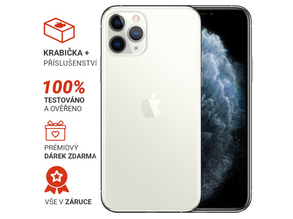 Iphone 11 Pro MAX 256GB Silver - A - LevneiPhony.cz Iphone 11 Pro MAX 256GB Silver - A - LevneiPhony.cz