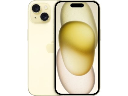 iphone 15 front back yellow