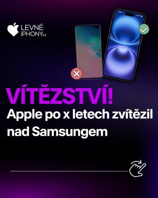 Po 14 letech Apple porazil konkurenční značku Samsung o celých 0.7% 😅🔥 Jaký team jste Vy? Napiš do komentářů. ❗️👇🤔