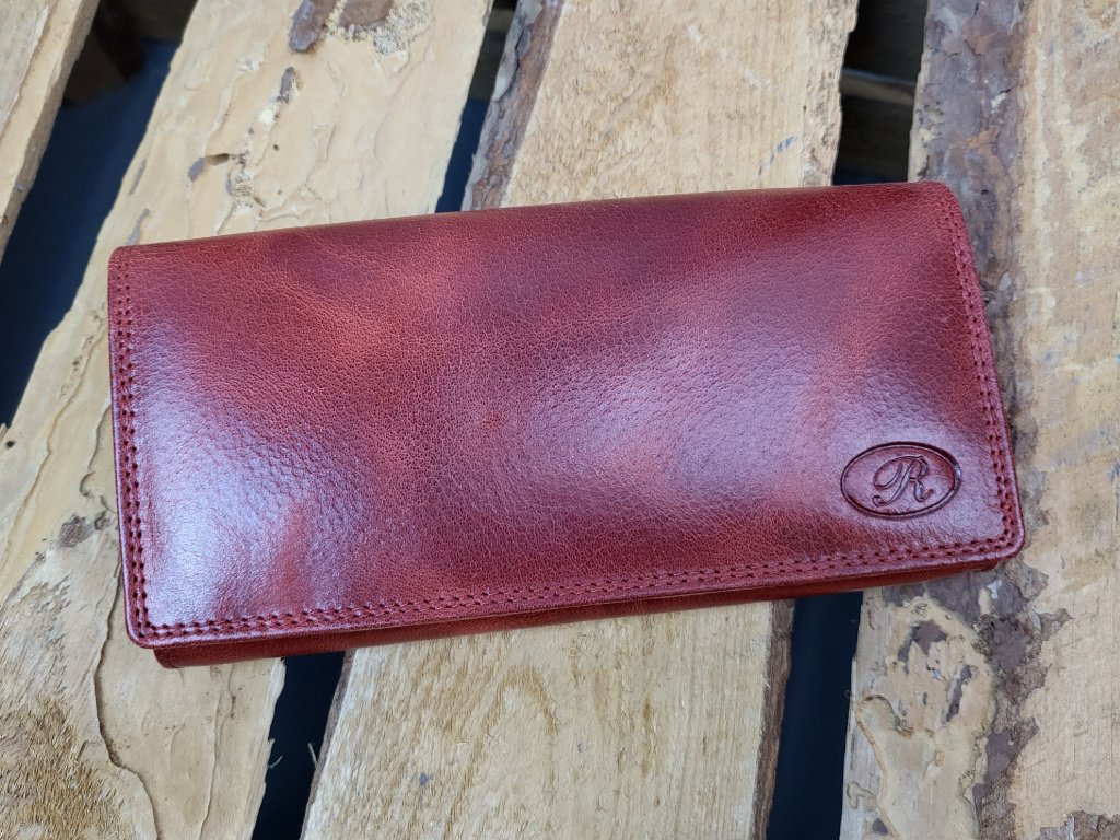 Dámská peněženka kožená červená - Levně jen u nás!