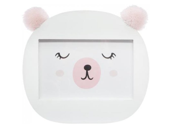 Dřevěný rámeček méďa více barev