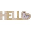 Dřevěný foto rámeček HELLO