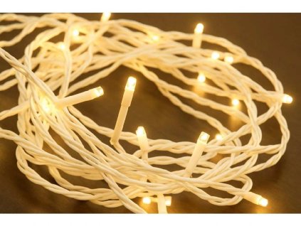 9316 venkovni led vanocni retez tepla bila 100m 1000 led bily kabel