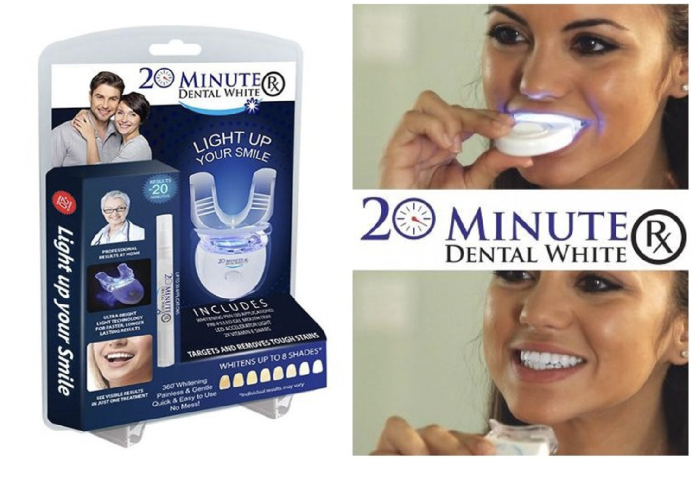 Sada na bělení zubů 20 minut Dental White