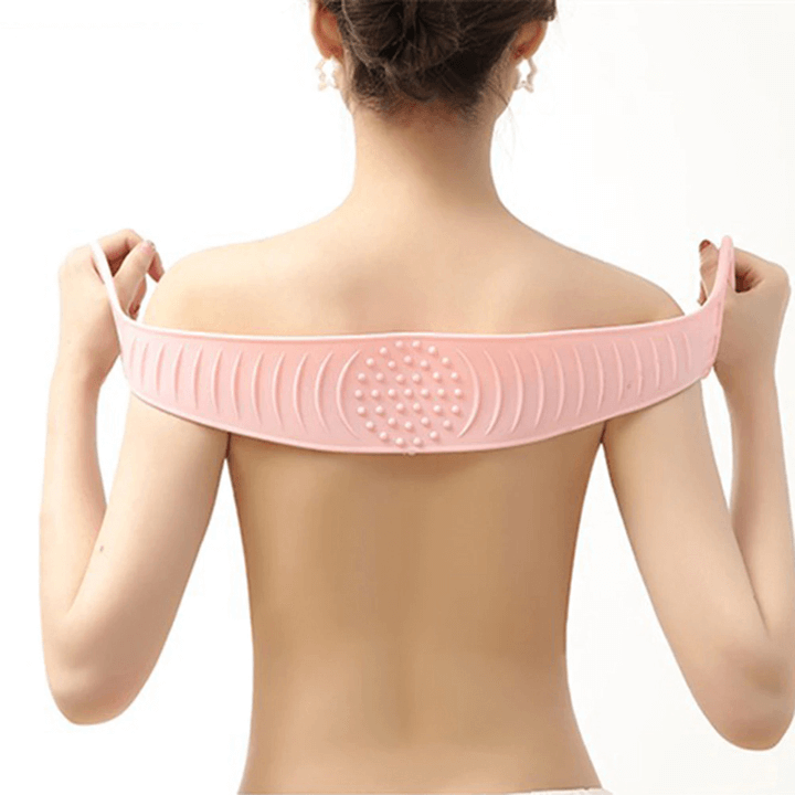 Silikonová masážní pomůcka na záda RubClean Barva: Růžová
