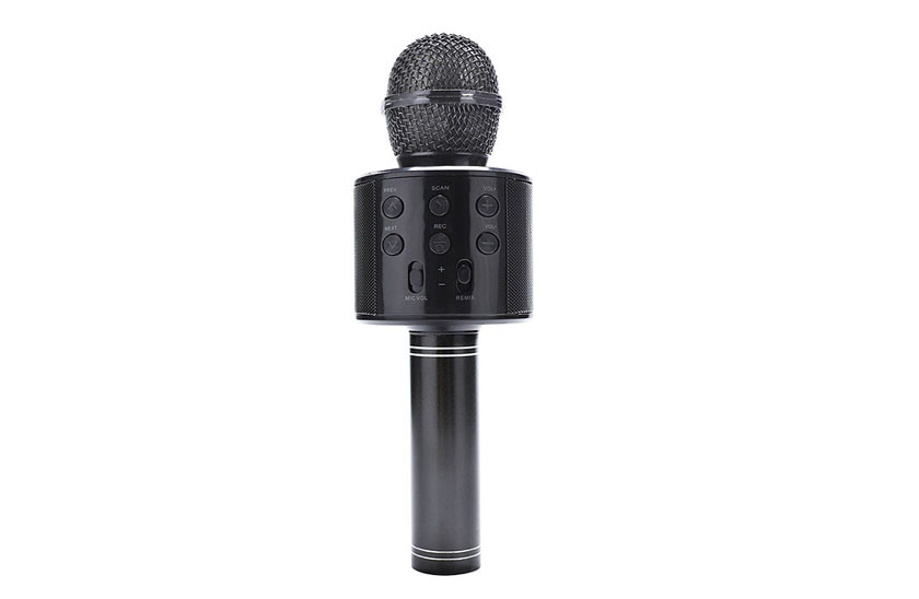Bezdrátový karaoke mikrofon WS-858 - Rose Gold Barva: Black
