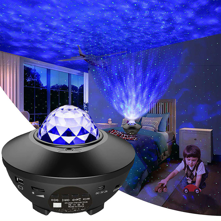 LED projektor hvězd s reproduktorem StarLight