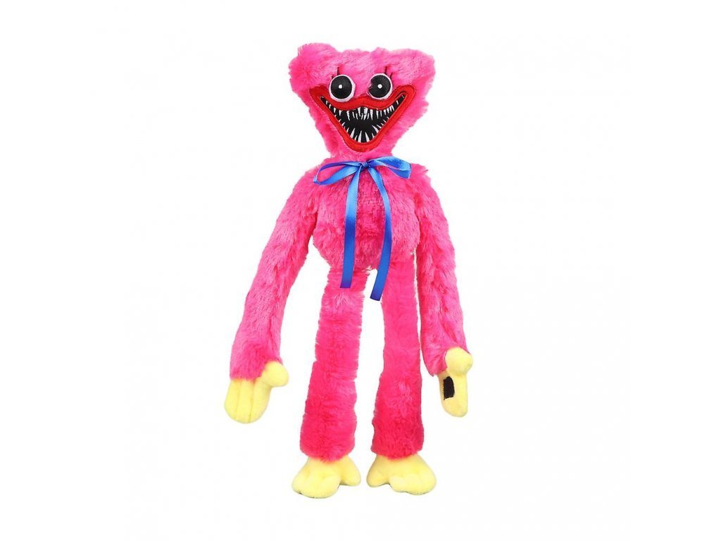 Plyšová hračka HUGGY WUGGY ze hry POPPY PLAYTIME 40 CM Barva: Růžová