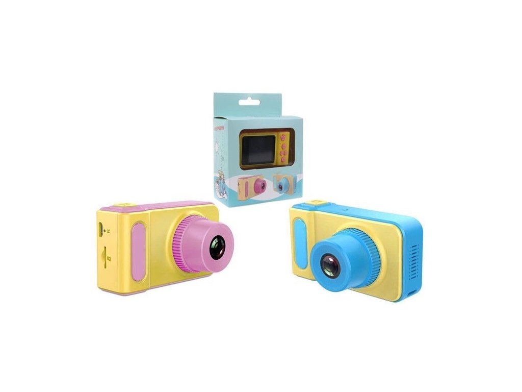 Dětský fotoaparát s kamerou Barva: Růžová