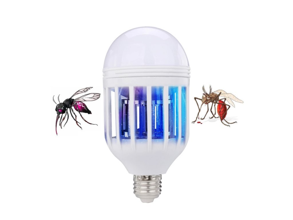Žárovka proti komárům a mouchám - Profesionální lapač hmyzu