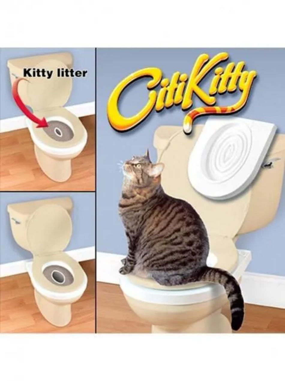 Kočičí záchodové prkénko CITI KITTY