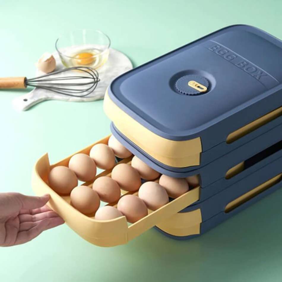 Nádoba na uskladnění vajec EggBox Barva: Modrá