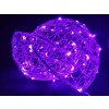 4259 4 led svetelna koule fialova