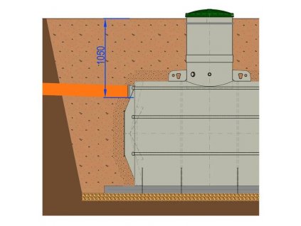Septik 3 - KÚ pro hloubku nátoku do 1,1 m