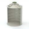 Plastová nádrž na vodu BARREL 12 m³ samonosná nové generace