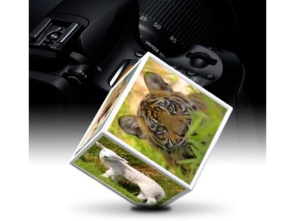 Rotující fotorámeček (Barva Bílá)