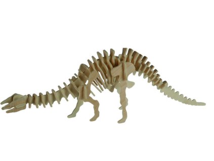 3D dřevěné puzzle dinosaurus (Typ Apatosaurus)