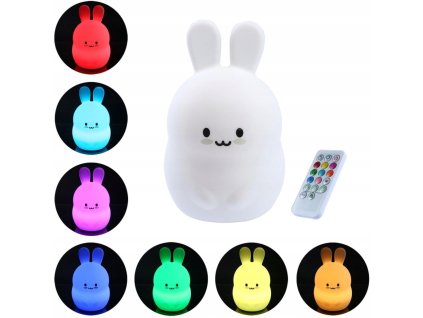 13143 4 nocni lampicka na dalkove ovladani zajic 5