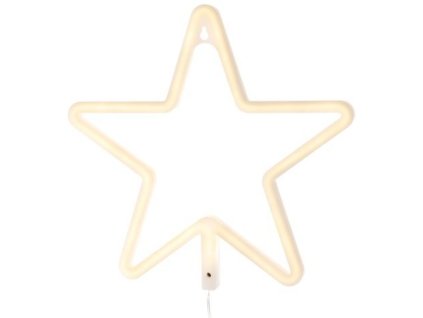 13185 3 led nocni lampa hvezda tepla bila 5