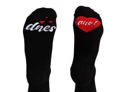 Veselé ponožky - Dnes ANO (Velikost 39-42)