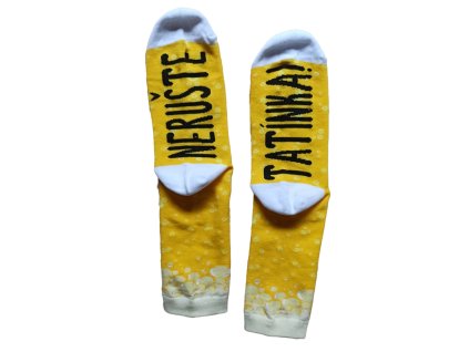 Veselé ponožky - Nerušte tatínka (Velikost 39-42)