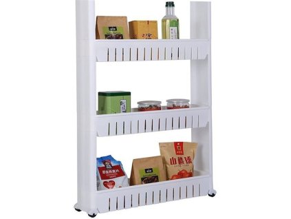 13716 3 skrinka na koleckach 3 police bila 4