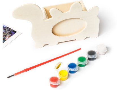 Dřevěný rámeček na fotky (Zvířátka Drak)