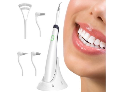 Ultrazvukový čistič zubů (Barva Bílá)