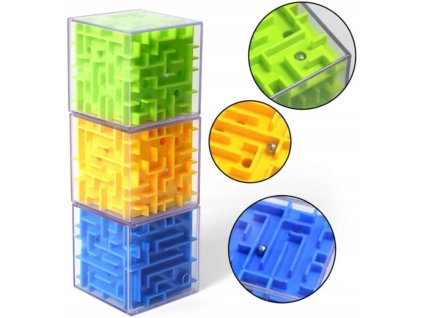 3d kostka labyrint color 1