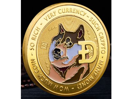 Dogecoin mince (Barva Stříbrná)