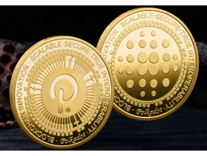 Polkadot mince (Barva Zlatá)